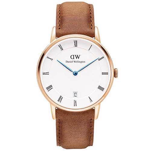 Image of Dapper Durham rosa forgyldt quartz Dame ur fra Daniel Wellington, DW00100113